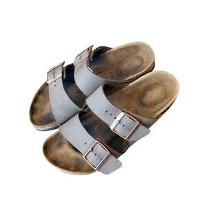 Birkenstock Arizona Mocha Brown Two-Strap Sandals Women's Size 38 (US 7-7.5)